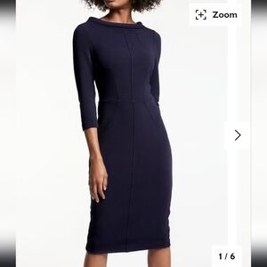 Boden Marisa Midi Dress, Navy, 8L